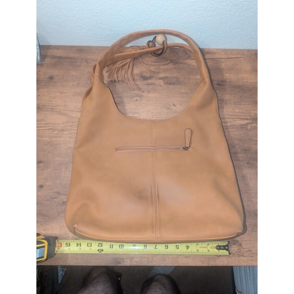 Simply Noelle Handbag XL Shoulder Bag Brown with Strap